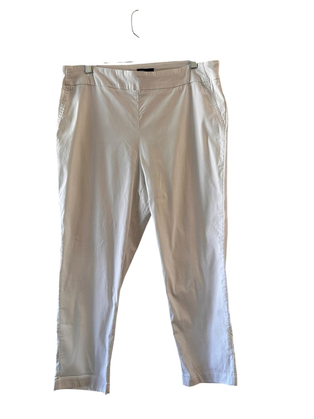 Jones New York White Stretch Pull On Dressy Leggings Women Sz 16W